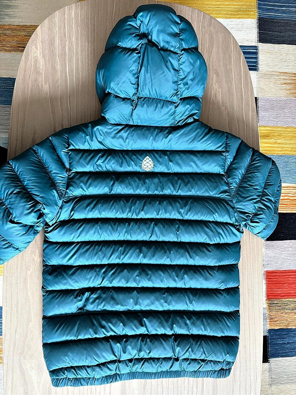 Stio Kids Hometown Down Jacket Teal Blue Size L (12)